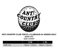 Image 4 of CLUBHAUS x ANTi COUNTRY CLUB TOKYO for ADIDAS GOLF Vol.2 Brim Hat [2025]