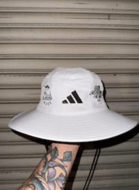 Image 1 of CLUBHAUS x ANTi COUNTRY CLUB TOKYO for ADIDAS GOLF Vol.2 Brim Hat ( WHITE ) [2025]