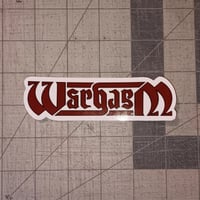 Image 2 of Billy Strings "Wargasm" ambigram stickers 2 for $5