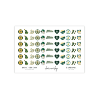 Image 2 of OAKLAND ATHLETICS BASEBALL NAIL DECALS 