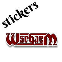 Image 1 of Billy Strings "Wargasm" ambigram stickers 2 for $5