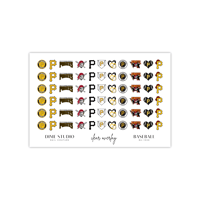 Image 2 of PITTSBURG PIRATES BASEBALL NAIL DECALS 