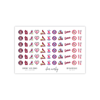 Image 2 of SAINT LOUIS CARDINALS BASEBALL NAIL DECALS 