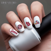 Image 1 of SAINT LOUIS CARDINALS BASEBALL NAIL DECALS 