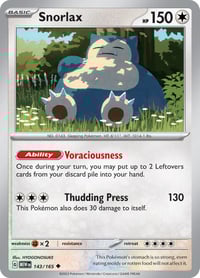 Snorlax - SV: Scarlet & Violet 151- Near Mint Reverse Holofoil