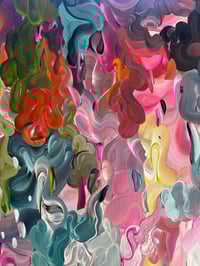 Image 3 of 'Flore intus' - 94x94cm, FRAMED