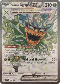 Teal Mask Ogerpon ex - 166 - SV: Scarlet & Violet Promo Cards- Near Mint