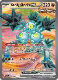 Sandy Shocks ex - 228/182 - SV04: Paradox Rift- Near Mint