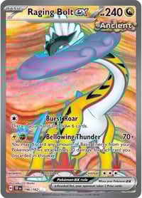 Raging Bolt ex - 196/162 - SV05: Temporal Forces- Near Mint