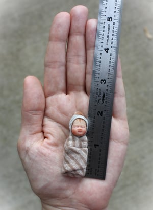 Image of 1:12 Scale OOAK Bundle Baby  #25