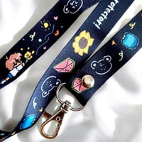 Image 2 of (PREORDER) HAECHAN BLACK LANYARD