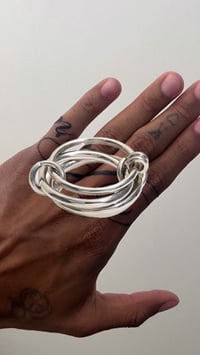 Image 1 of Chain Linked Ring Stack