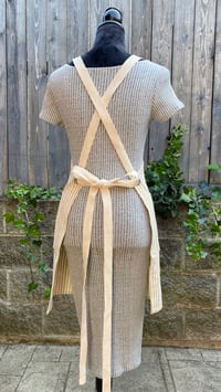 Image 3 of Adult canvas full apron, le jardin