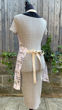 Image 4 of Adult canvas full apron, le jardin