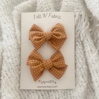 Mustard Check Bow