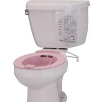 Image 3 of Sitz Bath Round Plastic Pink w/Tubing