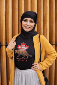 Image 3 of Team Canada- Wolverines of Unity- Black Tee