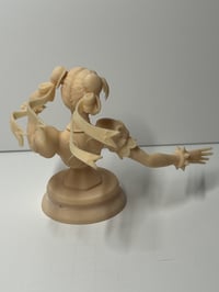 Image 3 of 3D Printed Chun-Li Bust – Street Fighter Fan Model (Pre-Sanded, Unpainted & Unassembled)