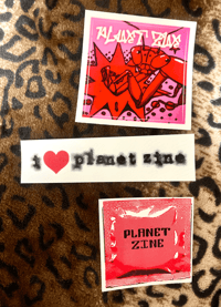 Planet Zine "LOVE" sticker pack