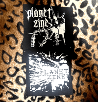 Planet Zine Screenprint Patches