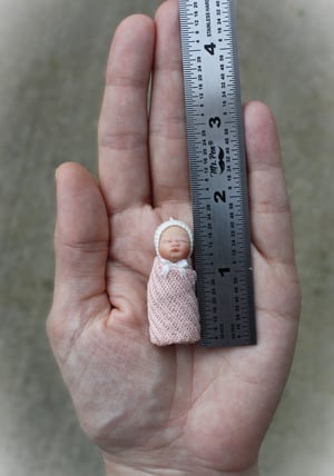 Image of 1:12 Scale OOAK Bundle Baby  #26