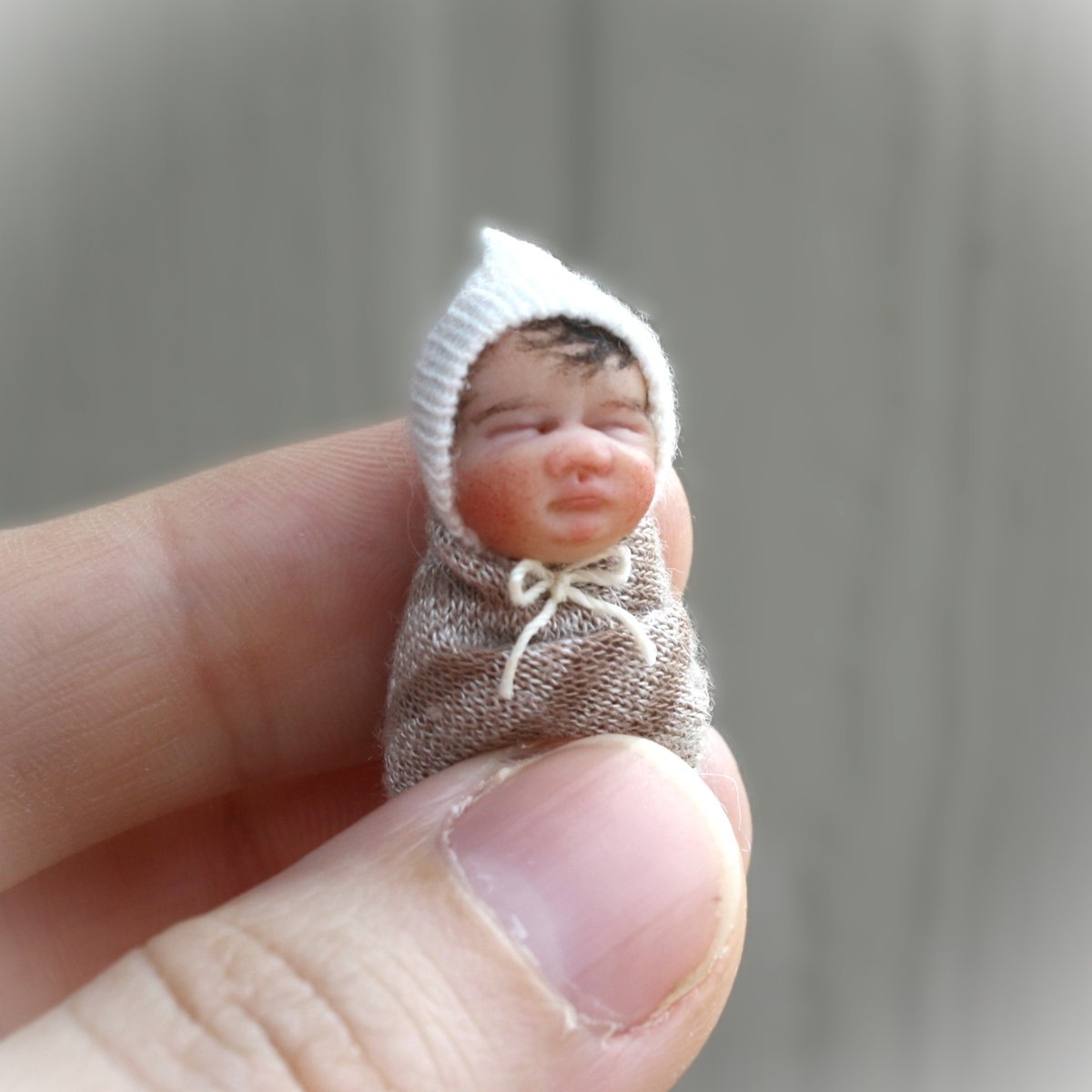 Image of 1:12 Scale OOAK Bundle Baby  #27
