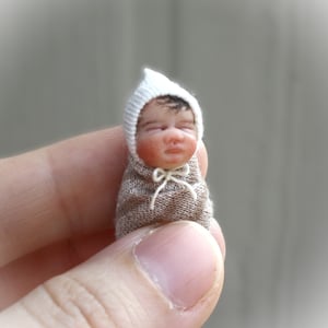 Image of 1:12 Scale OOAK Bundle Baby  #27