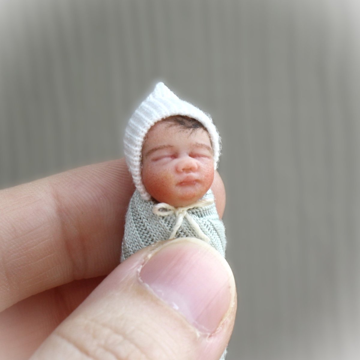 Image of 1:12 Scale OOAK Bundle Baby  #28