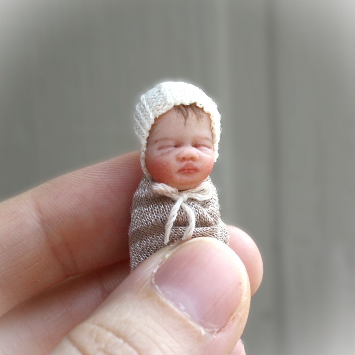 Image of 1:12 Scale OOAK Bundle Baby  #29