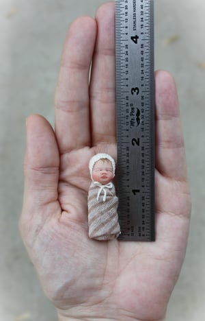Image of 1:12 Scale OOAK Bundle Baby  #29