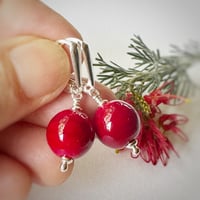 Image 1 of Opaque Red with Leverbacks