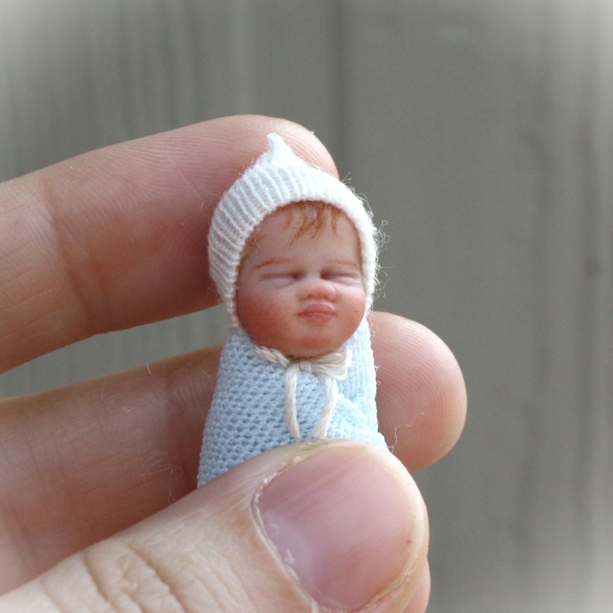 Image of 1:12 Scale OOAK Bundle Baby  #30