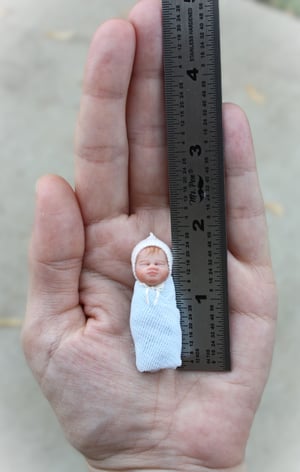 Image of 1:12 Scale OOAK Bundle Baby  #30