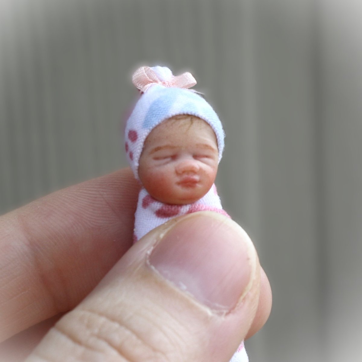 Image of 1:12 Scale OOAK Bundle Baby  #31