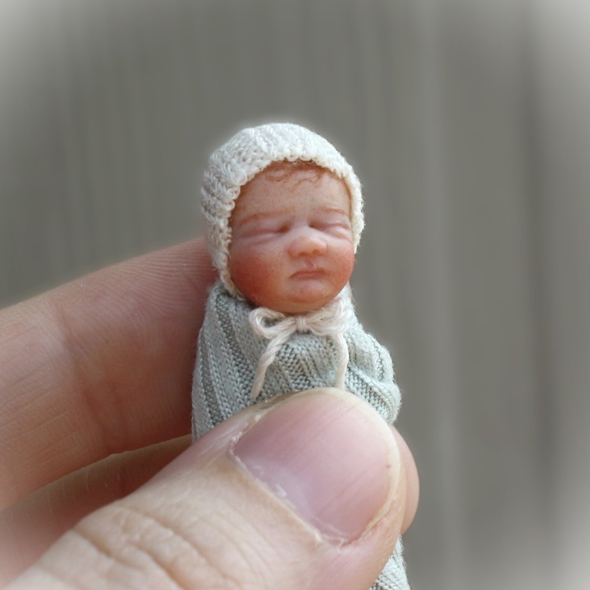 Image of 1:12 Scale OOAK Bundle Baby  #32