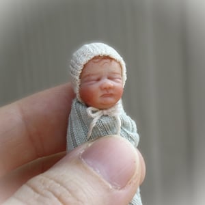 Image of 1:12 Scale OOAK Bundle Baby  #32