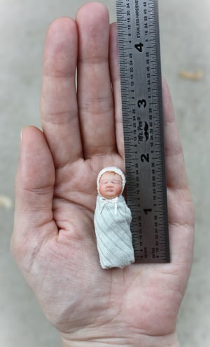 Image of 1:12 Scale OOAK Bundle Baby  #32