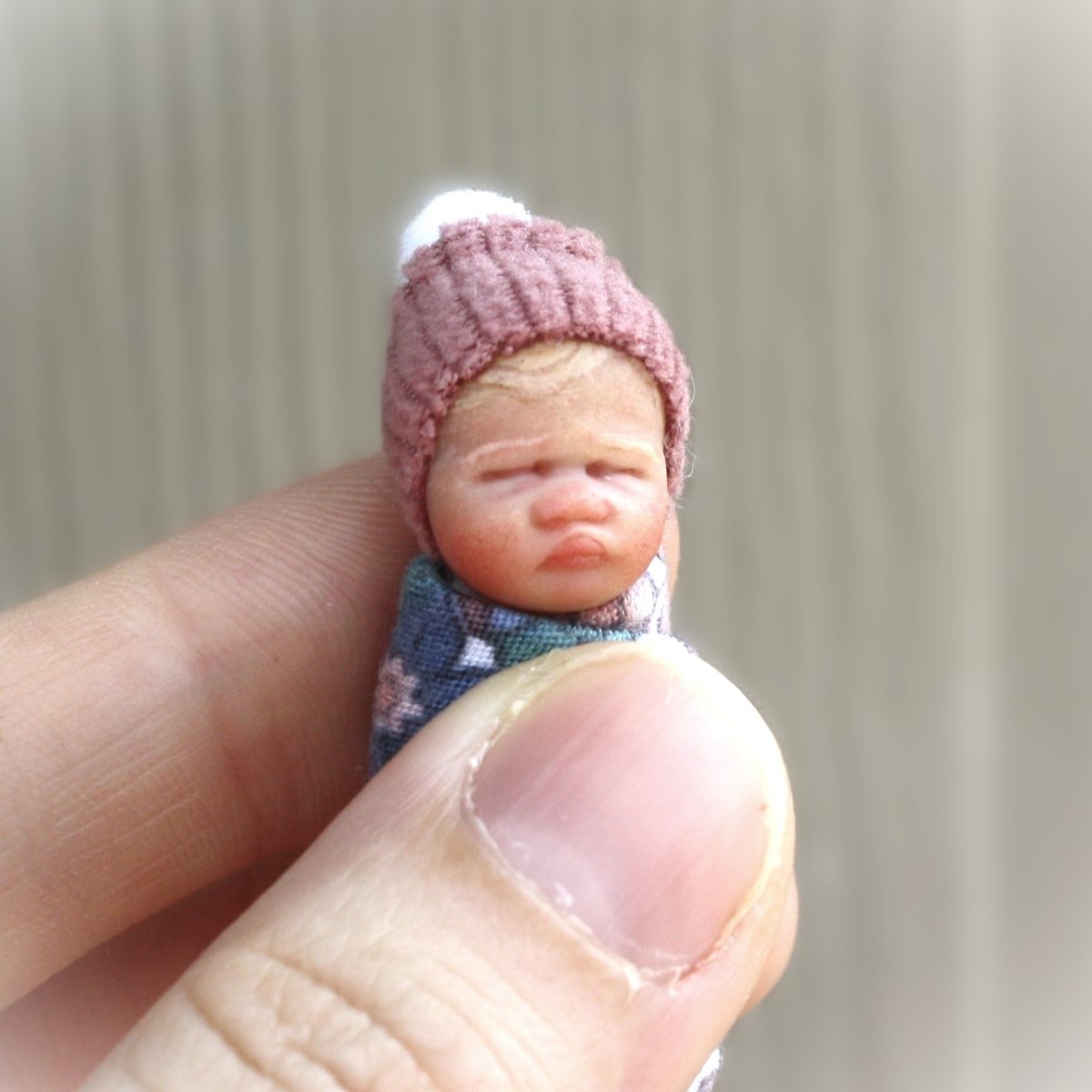 Image of 1:12 Scale OOAK Bundle Baby  #34