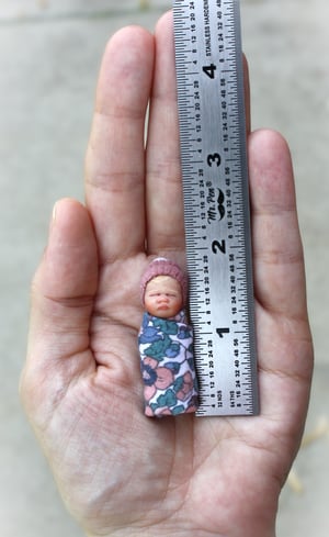 Image of 1:12 Scale OOAK Bundle Baby  #34