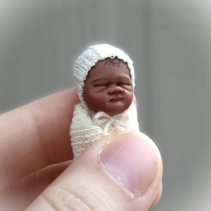 Image of 1:12 Scale OOAK Bundle Baby  #36