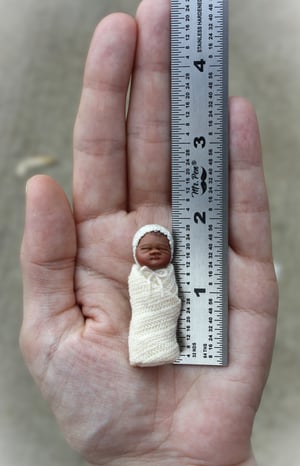Image of 1:12 Scale OOAK Bundle Baby  #36