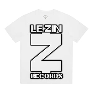 T-shirt Blanc "Le Zin Records" Front