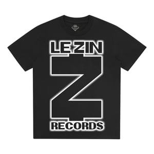T-Shirt Noir "Le Zin Records" Front