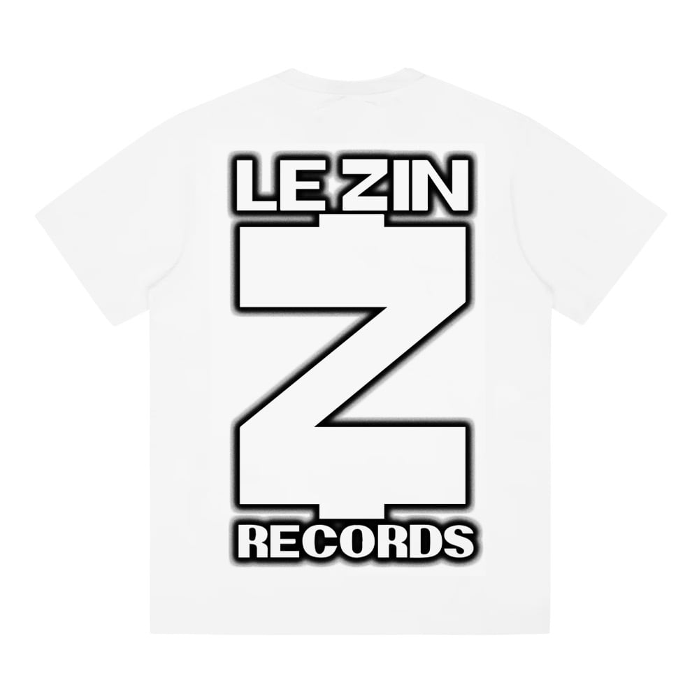 T-Shirt Blanc "Le Zin Records" Back