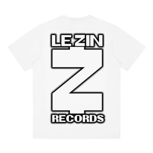 T-Shirt Blanc "Le Zin Records" Back