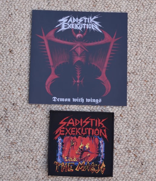 Image of Demon with Wings 7 inch vinyl with bonus The Magus patch - Australia Only