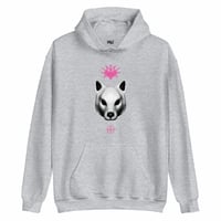 OMEGAH RED X DRZ HOODY (HEATHER GREY)