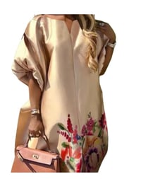 Image 4 of Women’s Elegant floral Printed Maxi Dress.
