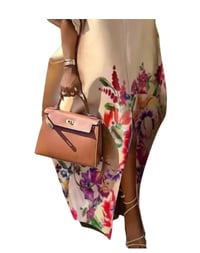 Image 5 of Women’s Elegant floral Printed Maxi Dress.