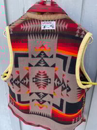 Image 3 of Vintage Blanket Vest Sz. 40